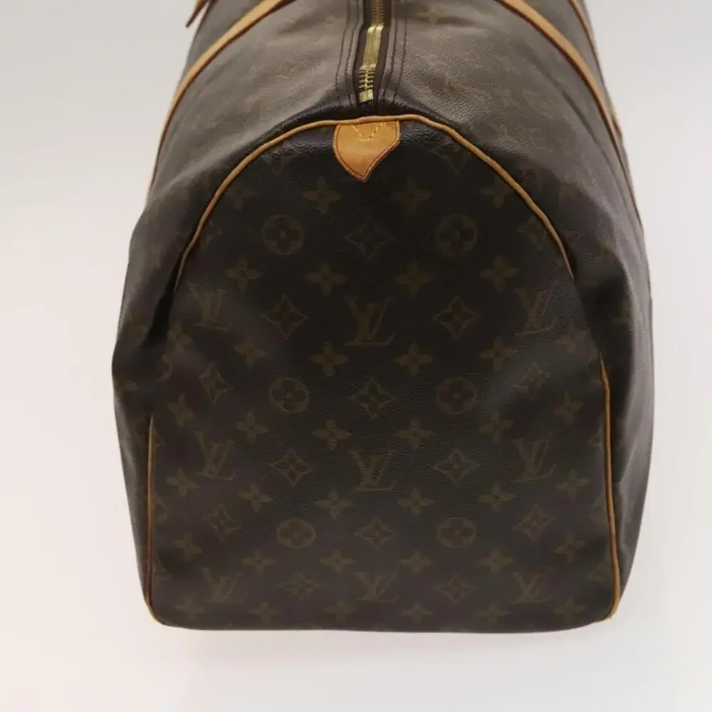 LOUIS VUITTON Monogram Keepall 55 Boston Bag M41424